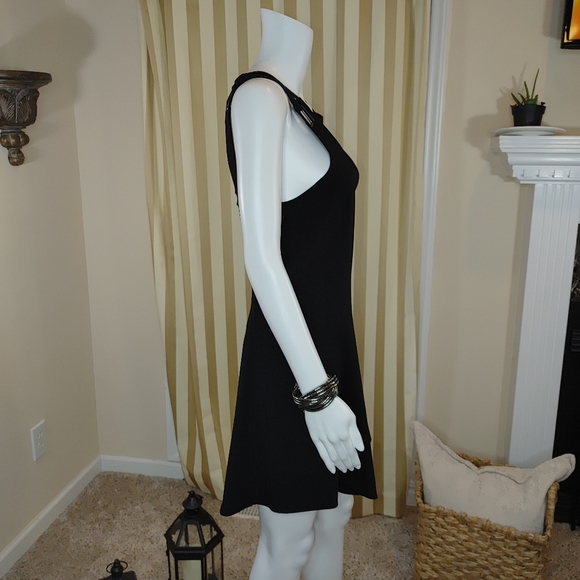 NEW! FREE PEOPLE BABY LOVE GROMMET DRESS, BLACK M - Picture 7 of 11